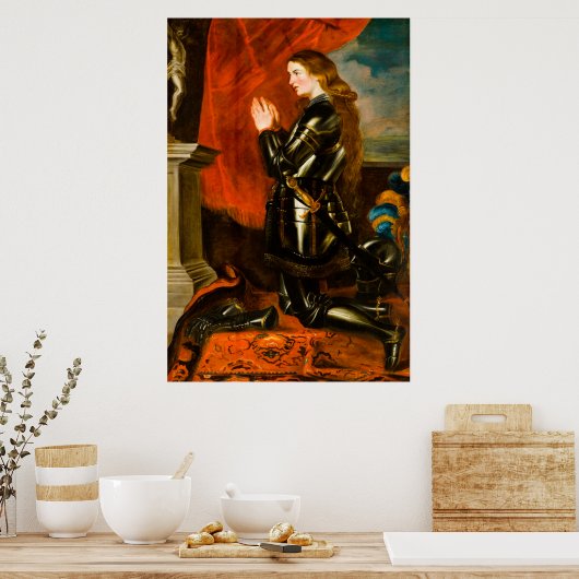 Joan of Arc van Peter Paul Rubens Poster (Keuken)