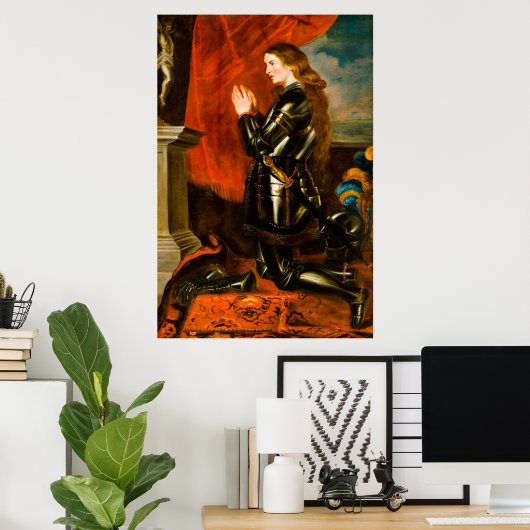 Joan of Arc van Peter Paul Rubens Poster (Thuiskantoor)