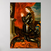 Joan of Arc van Peter Paul Rubens Poster (Voorkant)