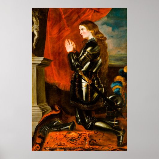 Joan of Arc van Peter Paul Rubens Poster (Voorkant)
