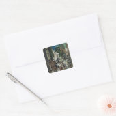 Joan of Arc Vierkante Sticker (Envelop)