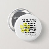 Joan of Arc Vriendelijkheid Ronde Button 5,7 Cm (Voorkant /achterkant)