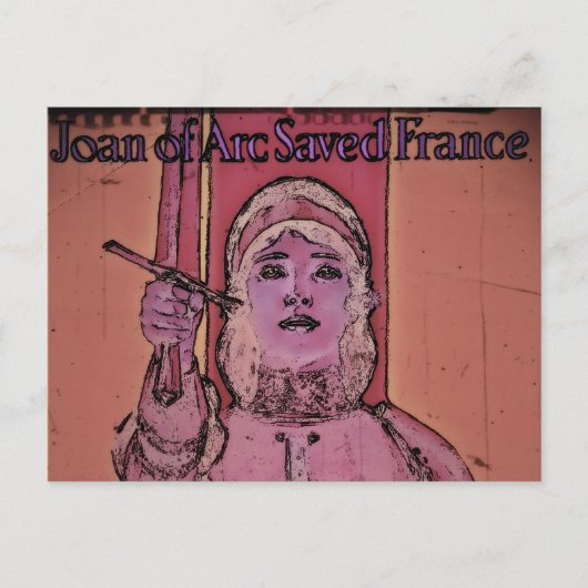 Joan of Arc WWII Buy Bonds Briefkaart (Voorkant)
