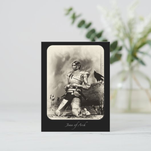 Joan of Arch Briefkaart (Staand voorkant)