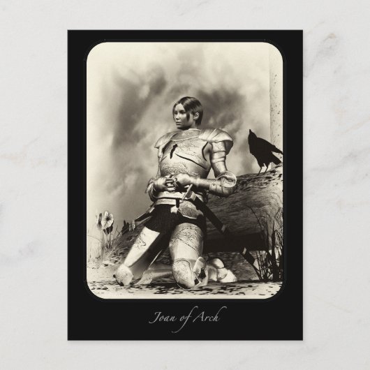 Joan of Arch Briefkaart (Voorkant)
