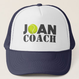 Joan Tennis Coach Trucker Hat Trucker Pet