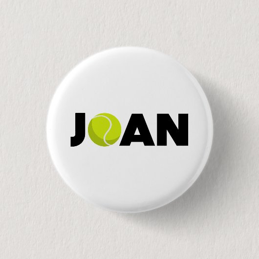 Joan Tennis Ronde Button 3,2 Cm (Voorkant)