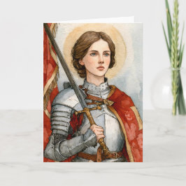Joan van Arc in harnas Kaart