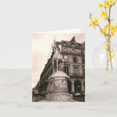 Joan van het Standbeeld Notecard van de Boog Kaart (Gele Bloem)