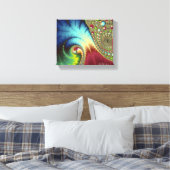 Joanie 50 Fractal Art Canvas Afdruk (Insitu (Slaapkamer))