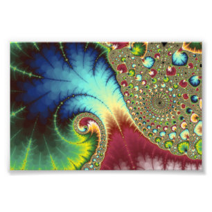 Joanie 50 Fractal Art Foto Afdruk