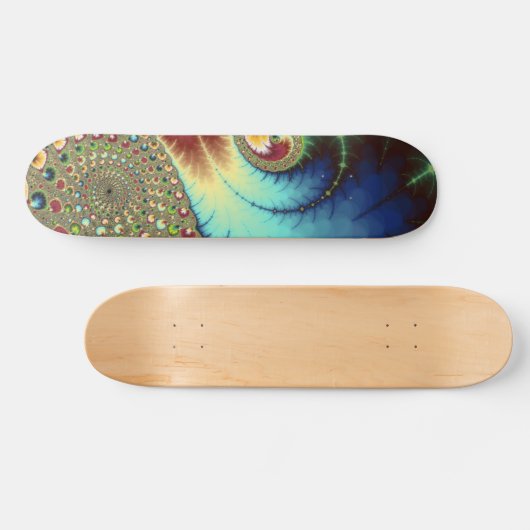 Joanie 50 Fractal Art Skateboard (Horizontaal)