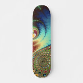Joanie 50 Fractal Art Skateboard (Voorkant)