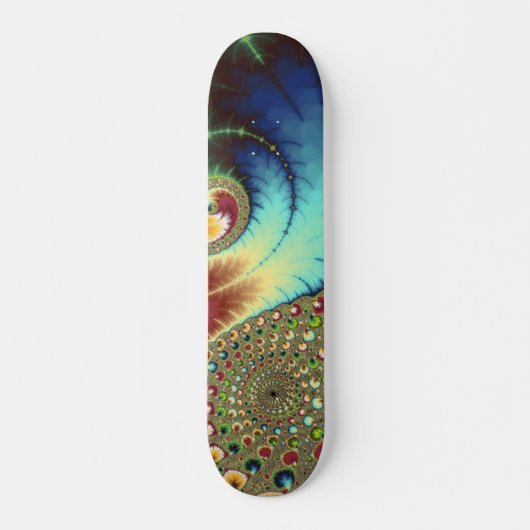 Joanie 50 Fractal Art Skateboard (Voorkant)