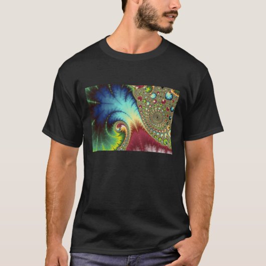 Joanie 50 Fractal Art T-shirt (Voorkant)