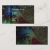 Joanie 50 Fractal Art Visitekaartje (Voorkant / Achterkant)