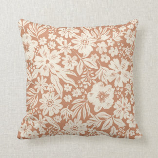 Joanie Terracotta Floral Pillow Kussen