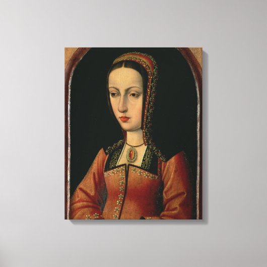 Joanna of Juana "The Mad" van Castilië Canvas Afdruk (Voorkant)