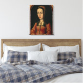Joanna of Juana "The Mad" van Castilië Canvas Afdruk (Insitu (Slaapkamer))