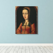 Joanna of Juana "The Mad" van Castilië Canvas Afdruk (Insitu (Houten vloer))