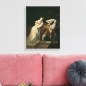 Joanna the Mad met Philip I de Handsome Canvas Afdruk (Insitu (Woonkamer))