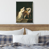 Joanna the Mad met Philip I de Handsome Canvas Afdruk (Insitu (Slaapkamer))