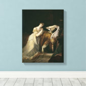 Joanna the Mad met Philip I de Handsome Canvas Afdruk (Insitu (Houten vloer))