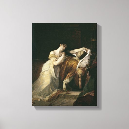 Joanna the Mad met Philip I de Handsome Canvas Afdruk (Voorkant)