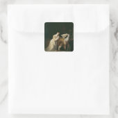 Joanna the Mad met Philip I de Handsome Vierkante Sticker (Tas)