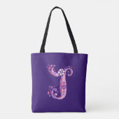 Joanne naam en betekenis J monogram zak Tote Bag (Achterkant)