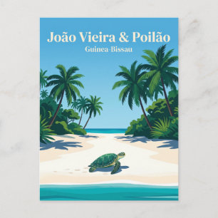 João Vieira en Poilão Marine Nationaal Park Briefkaart
