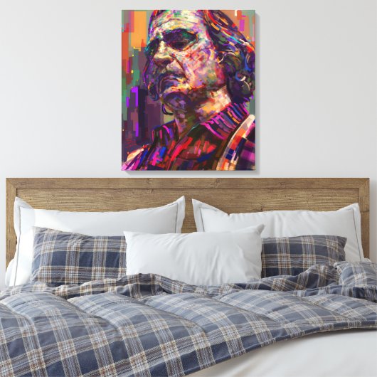 Joaquin phoenix canvas afdruk (Insitu (Slaapkamer))