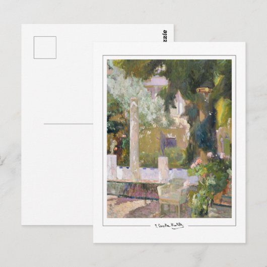 Joaquín Sorolla #16 - Fijne Kunst Briefkaart (Voorkant / Achterkant)