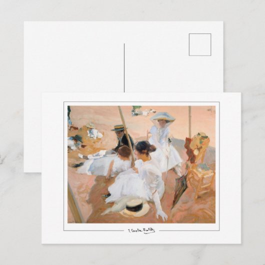 Joaquín Sorolla #17 - Fijne Kunst Briefkaart (Voorkant / Achterkant)
