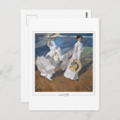 Joaquín Sorolla #19 - Fijne Kunst Briefkaart (Voorkant / Achterkant)
