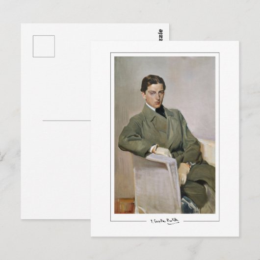 Joaquín Sorolla #201 - Kunstmatig Briefkaart (Voorkant / Achterkant)