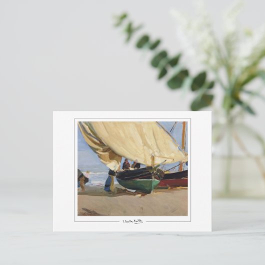 Joaquín Sorolla #338 - Kunstmatig Briefkaart (Staand voorkant)