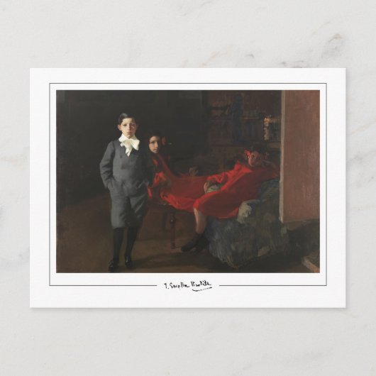 Joaquín Sorolla #34 - Kunstmatig Briefkaart (Voorkant)