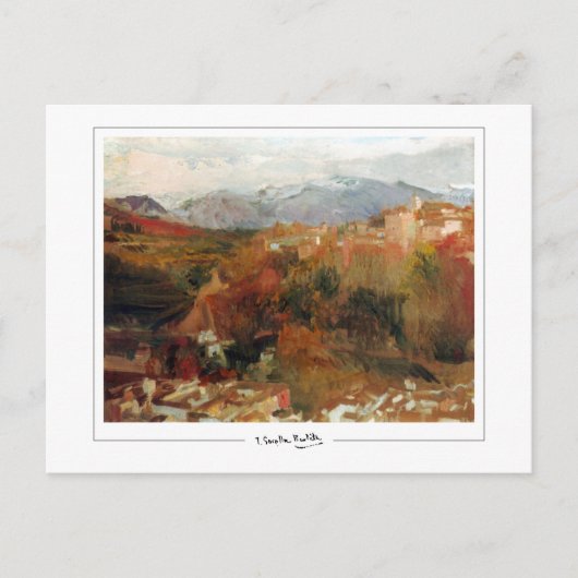 Joaquín Sorolla #40 - Kunstmatig Briefkaart (Voorkant)