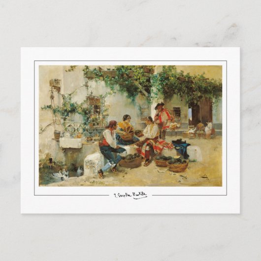 Joaquín Sorolla #442 - Kunstmatig Briefkaart (Voorkant)