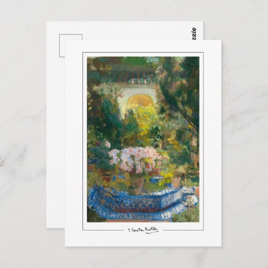 Joaquín Sorolla #4 - Fine Art Briefkaart (Voorkant / Achterkant)