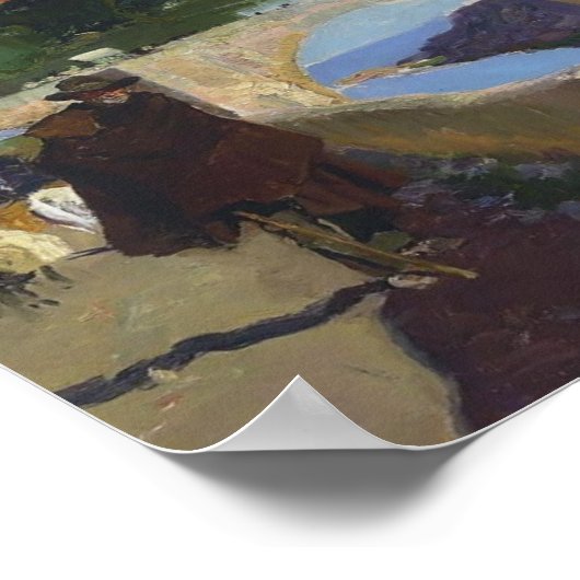 Joaquín Sorolla- Blind Man van Toledo Poster (Hoek)