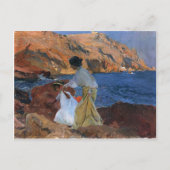 Joaquín Sorolla- Clotilde en Elena op de Rocks Briefkaart (Voorkant)