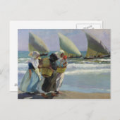 Joaquin Sorolla - De drie kwartels Briefkaart (Voorkant / Achterkant)