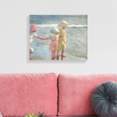 Joaquin Sorolla - De drie zussen Canvas Afdruk (Insitu (Woonkamer))