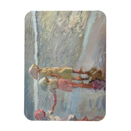 Joaquin Sorolla - De drie zussen Magneet (Verticaal)