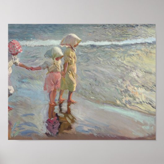 Joaquin Sorolla - De drie zussen Poster (Voorkant)