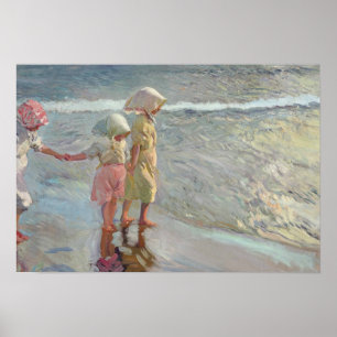 Joaquin Sorolla - De drie zussen Poster