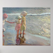 Joaquin Sorolla - De drie zussen Poster (Voorkant)