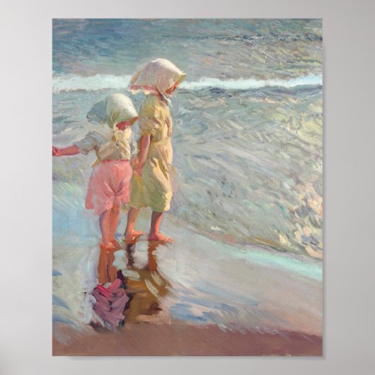 Joaquin Sorolla - De drie zussen Poster (Voorkant)
